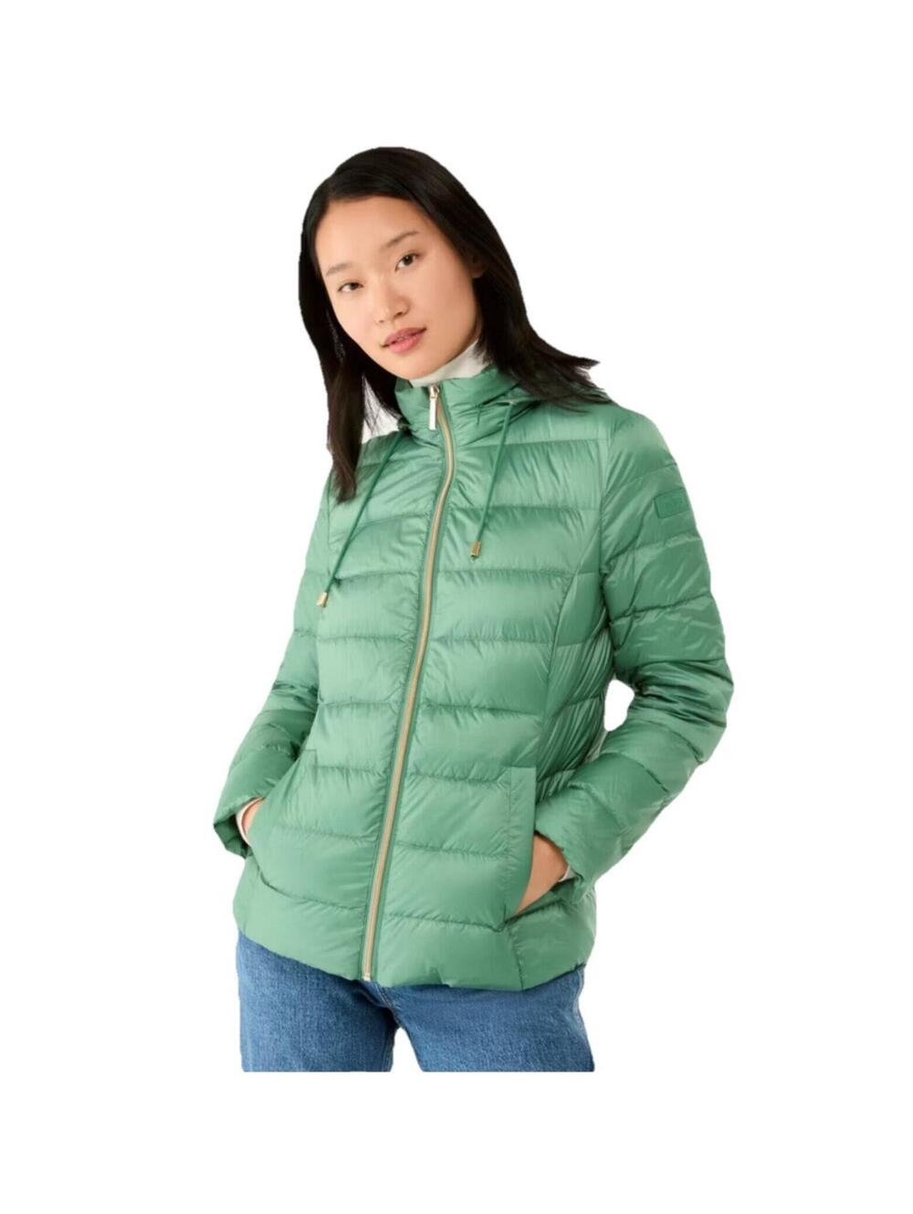 Kate Spade Packable Light Puffer Sz Xl Down Feather Green